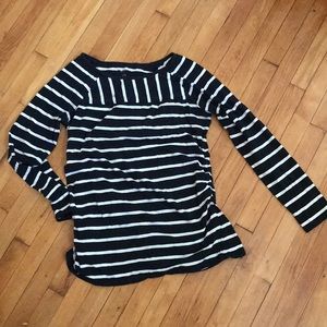 Black + White Maternity Long Sleeve